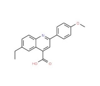 6-ethyl-2-(4-methoxyphenyl)quinoline-4-carboxylic acid - chemical structure image