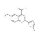 6-ethyl-2-(5-methyl-2-thienyl)quinoline-4-carbonyl chloride - chemical structure image