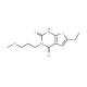 6-ethyl-2-mercapto-3-(3-methoxypropyl)thieno[2,3-d]pyrimidin-4(3H)-one - chemical structure image