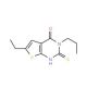 6-ethyl-2-mercapto-3-propylthieno[2,3-d]pyrimidin-4(3H)-one - chemical structure image