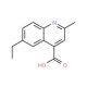 6-ethyl-2-methylquinoline-4-carboxylic acid - chemical structure image