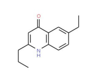 6-Ethyl-2-propyl-4-quinolinol (CAS 1070879-88-7) - chemical structure image