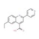 6-ethyl-2-pyridin-4-ylquinoline-4-carboxylic acid - chemical structure image