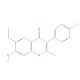 6-Ethyl-3-(4-fluoro-phenyl)-7-hydroxy-2-methyl-chromen-4-one - chemical structure image