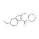 6-Ethyl-3-(morpholin-4-ylcarbonyl)-4,5,6,7-tetrahydro-1-benzothien-2-ylamine - chemical structure image