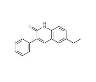 6-Ethyl-3-phenyl-2-quinolinol (CAS 1031928-35-4) - chemical structure image