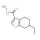 6-Ethyl-4,5,6,7-tetrahydro-1-benzothiophene-3-carbohydrazide - chemical structure image