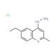 6-Ethyl-4-hydrazino-2-methylquinoline hydrochloride (CAS 1171434-97-1) - chemical structure image