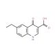 6-Ethyl-4-hydroxyquinoline-3-carboxylic acid (CAS 103802-41-1) - chemical structure image
