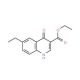 6-Ethyl-4-hydroxyquinoline-3-carboxylic acid ethyl ester (CAS 85418-73-1) - chemical structure image