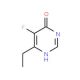 6-Ethyl-5-fluoropyrimidin-4-ol (CAS 137234-87-8) - chemical structure image