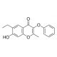 6-Ethyl-7-hydroxy-2-methyl-3-phenoxy-chromen-4-one - chemical structure image