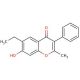 6-Ethyl-7-hydroxy-2-methyl-3-phenyl-chromen-4-one (CAS 315234-02-7) - chemical structure image