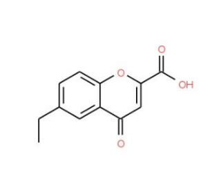 6-Ethylchromone-2-carboxylic acid (CAS 5527-91-3) - chemical structure image