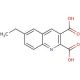 6-Ethylquinoline-2,3-dicarboxylic acid (CAS 92513-46-7) - chemical structure image