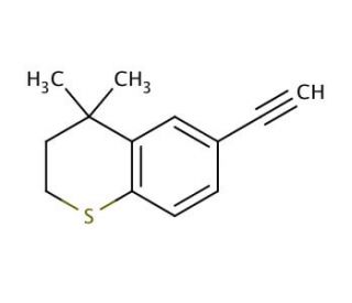 6-Ethynyl-4,4-Dimethyl-Thiochroman (CAS 118292-06-1) - chemical structure image
