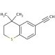 6-Ethynyl-4,4-Dimethyl-Thiochroman (CAS 118292-06-1) - chemical structure image