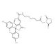 6-[Fluorescein-5(6)-carboxamido]hexanoic acid N-hydroxysuccinimide ester (CAS 114616-31-8) - chemical structure image