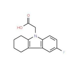 (6-Fluoro-1,2,3,4-tetrahydro-carbazol-9-yl)-acetic acid - chemical structure image