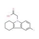 (6-Fluoro-1,2,3,4-tetrahydro-carbazol-9-yl)-acetic acid - chemical structure image