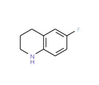 6-fluoro-1,2,3,4-tetrahydroquinoline (CAS 59611-52-8) - chemical structure image