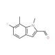 6-Fluoro-1,7-dimethyl-1H-indole-2-carbaldehyde - chemical structure image