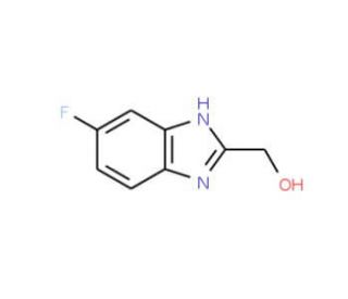 (6-Fluoro-1H-benzimidazol-2-yl)methanol - chemical structure image