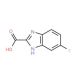 6-Fluoro-1H-benzoimidazole-2-carboxylic acid (CAS 876710-76-8) - chemical structure image