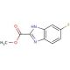 6-Fluoro-1H-benzoimidazole-2-carboxylic acid methyl ester (CAS 885280-04-6) - chemical structure image