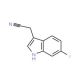 6-Fluoro-1H-indol-3ylacetonitrile (CAS 2341-25-5) - chemical structure image