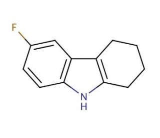 6-Fluoro-2,3,4,9-tetrahydro-1H-carbazole - chemical structure image