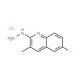 6-Fluoro-2-hydrazino-3-methylquinoline hydrochloride (CAS 1171668-88-4) - chemical structure image
