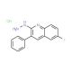 6-Fluoro-2-hydrazino-3-phenylquinoline hydrochloride (CAS 1171446-43-7) - chemical structure image