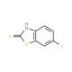 6-Fluoro-2-mercaptobenzothiazole (CAS 80087-71-4) - chemical structure image