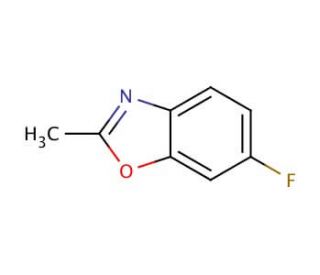 6-Fluoro-2-methylbenzoxazole (CAS 312600-96-7) - chemical structure image