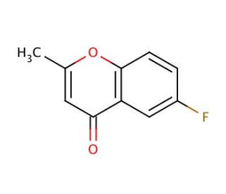 6-Fluoro-2-methylchromone (CAS 75487-84-2) - chemical structure image
