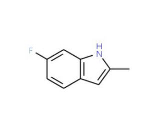 6-Fluoro-2-methylindole (CAS 40311-13-5) - chemical structure image