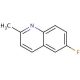 6-Fluoro-2-methylquinoline (CAS 1128-61-6) - chemical structure image