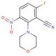 6-Fluoro-2-morpholin-4-yl-3-nitrobenzonitrile - chemical structure image