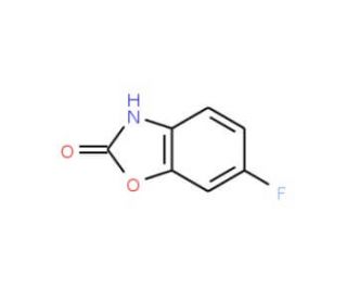 6-Fluoro-2(3H)-benzoxazolone (CAS 2923-94-6) - chemical structure image
