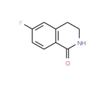 6-Fluoro-3,4-dihydro-1(2H)-isoquinolinone (CAS 214045-84-8) - chemical structure image