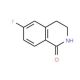 6-Fluoro-3,4-dihydro-1(2H)-isoquinolinone (CAS 214045-84-8) - chemical structure image