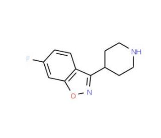6-Fluoro-3-(4-piperidinyl)-1,2-benzisoxazole (CAS 84163-77-9) - chemical structure image