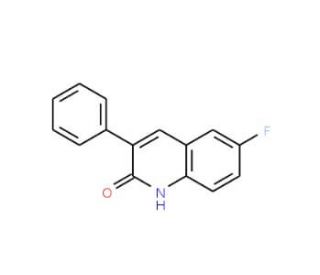 6-Fluoro-3-phenyl-2-quinolinol (CAS 1031928-37-6) - chemical structure image