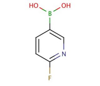 6-Fluoro-3-pyridinylboronic acid (CAS 351019-18-6) - chemical structure image