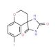 6-Fluoro-4-chromanone hydantoin (CAS 69684-83-9) - chemical structure image