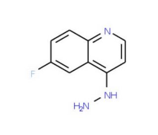 6-Fluoro-4-hydrazinoquinoline (CAS 49612-09-1) - chemical structure image