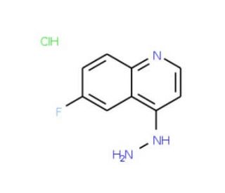 6-Fluoro-4-hydrazinoquinoline hydrochloride (CAS 1172049-64-7) - chemical structure image