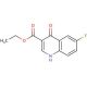 6-Fluoro-4-hydroxyquinoline-3-carboxylic acid ethyl ester (CAS 318-35-4) - chemical structure image