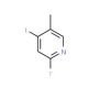 6-Fluoro-4-iodo-b-picoline (CAS 153034-94-7) - chemical structure image
